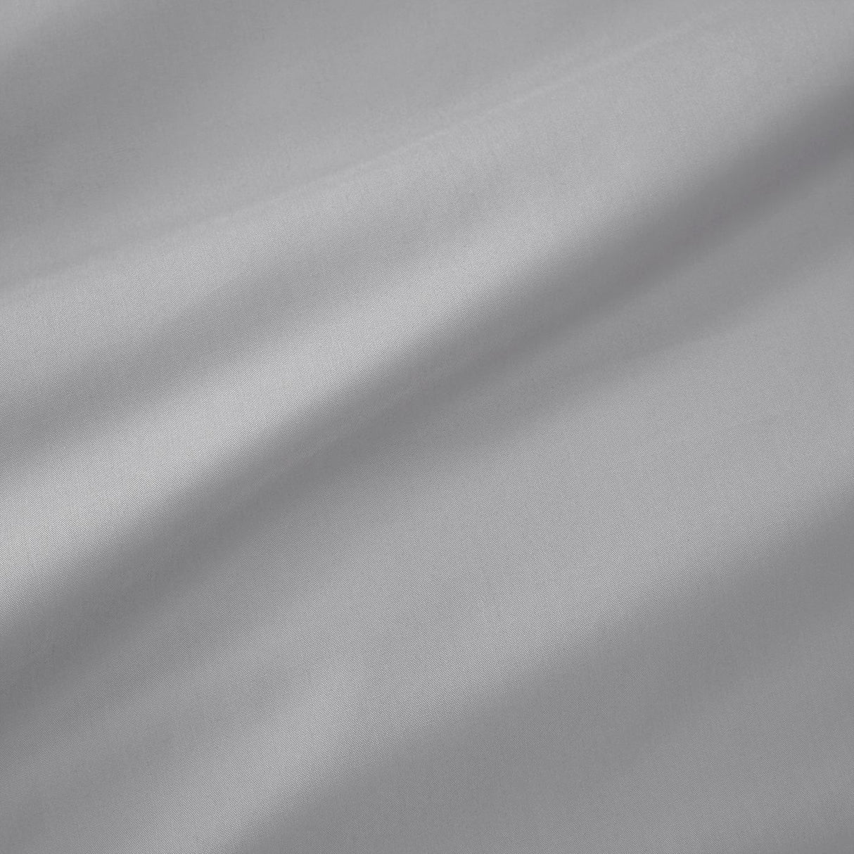 Bianca 180 Thread Count Egyptian Cotton Duvet Cover Set with Pillowcase Silver Grey