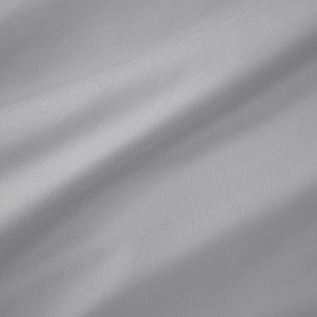 Bianca 180 Thread Count Egyptian Cotton Duvet Cover Set with Pillowcase Silver Grey