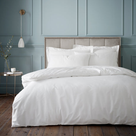 Bianca 180 Thread Count Egyptian Cotton Duvet Cover Set - White