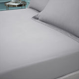 Bianca 180 Thread Count Egyptian Cotton Fitted Sheet Silver Grey