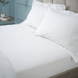 Bianca 180 Thread Count Egyptian Cotton Fitted Sheet White