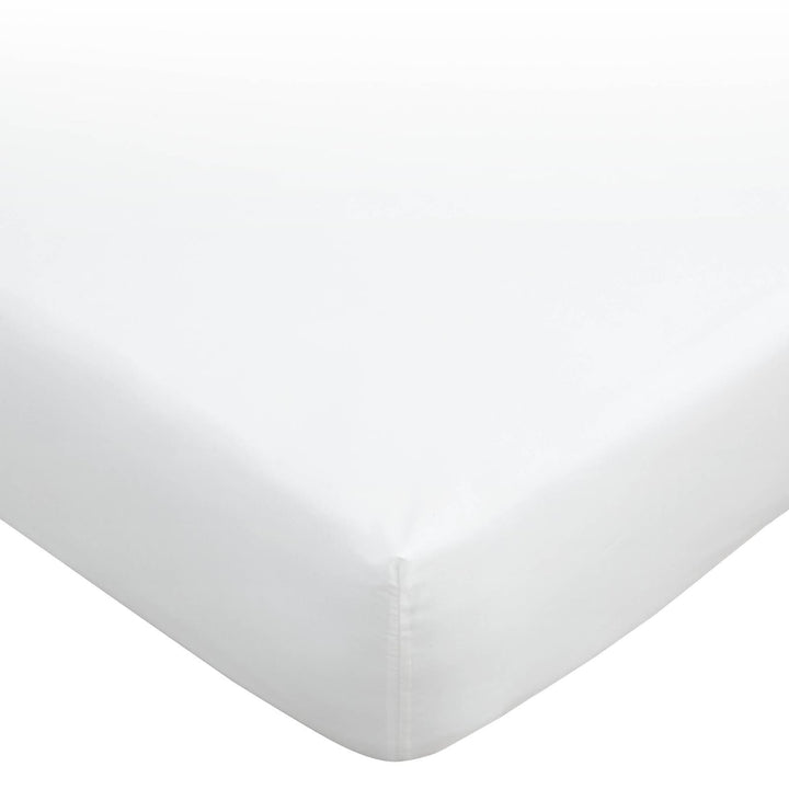 180 Thread Count Egyptian Cotton Fitted Sheet White - Ideal
