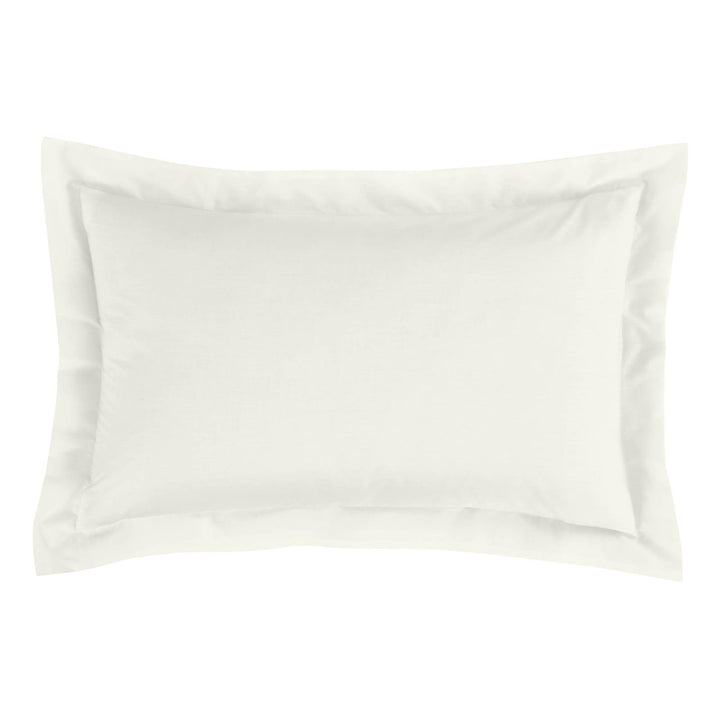 180 Thread Count Egyptian Cotton Oxford Pillowcase Cream - Ideal