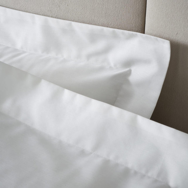 180 Thread Count Egyptian Cotton Oxford Pillowcase White - Ideal