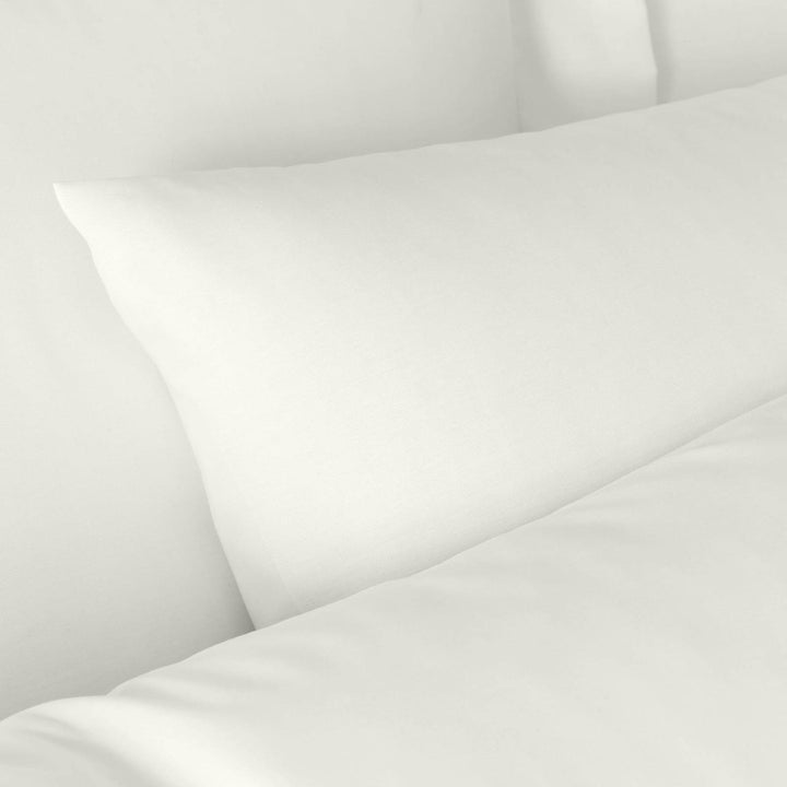 180 Thread Count Egyptian Cotton Pillowcase Pair Cream - Ideal