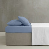 Catherine Lansfield Easy Iron 172 Thread Count Fitted Sheet - Blue