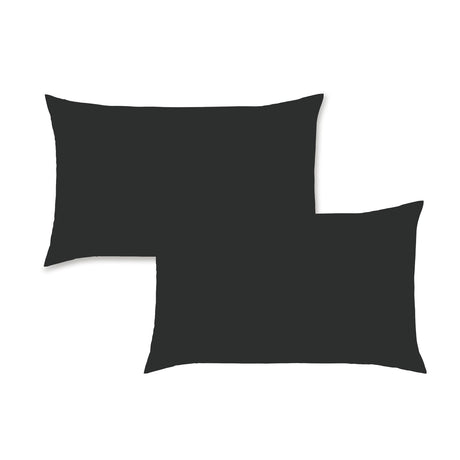 Catherine Lansfield Easy Iron Percale Pillowcases - Easy Iron Percale Black Standard Pc Pair 3