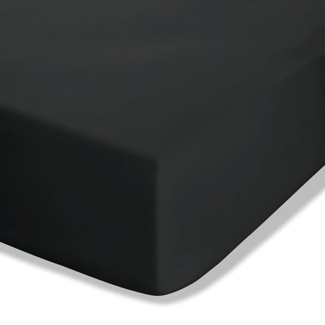Catherine Lansfield Easy Iron Percale Pillowcases - Easy Iron Percale Black Standard Pc Pair