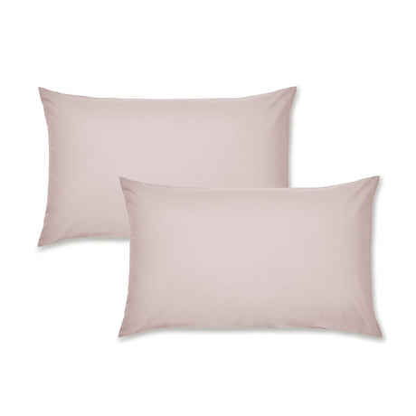 Catherine Lansfield Easy Iron Percale Pillowcases - Easy Iron Percale Blush Standard Pc Pair 3