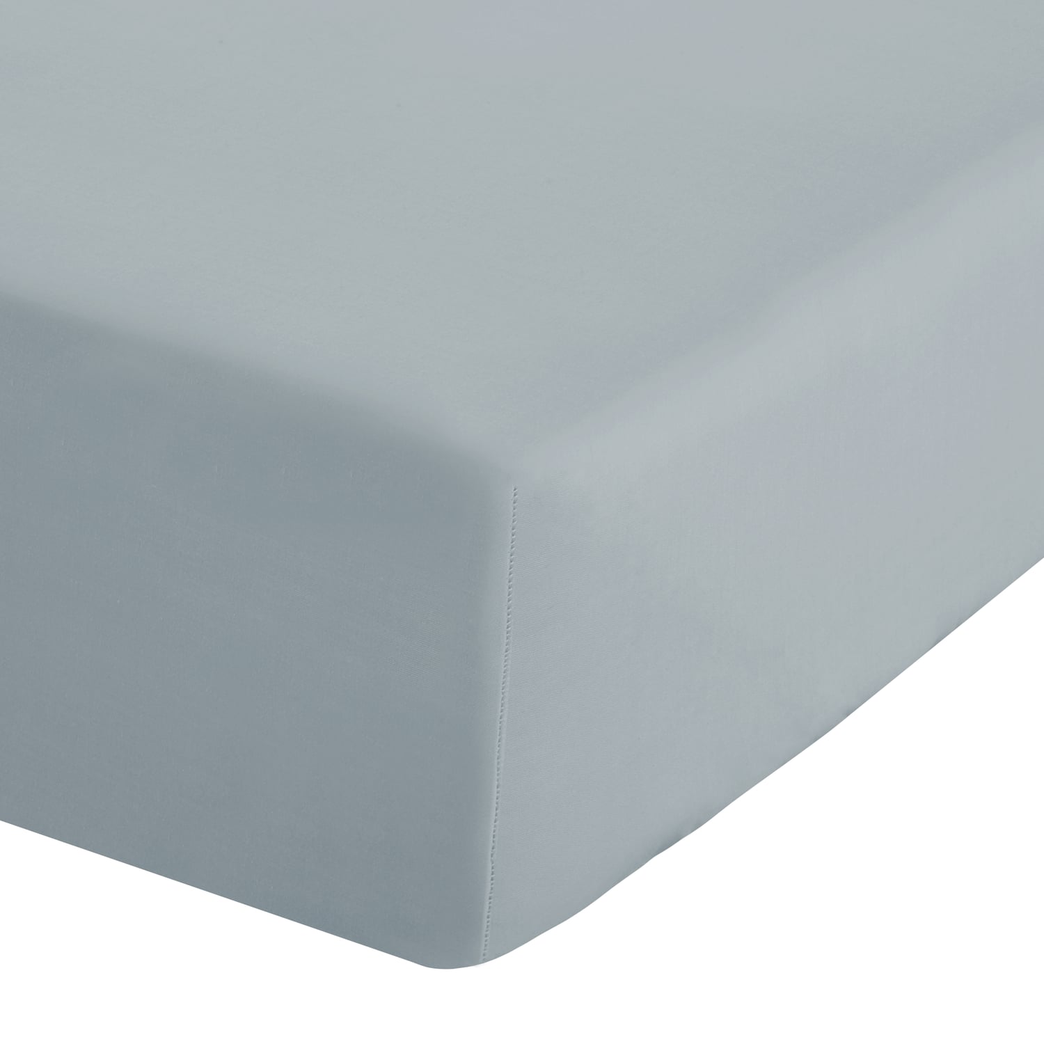 Catherine Lansfield Easy Iron Percale 35cm Deep Duck Egg Fitted Sheet