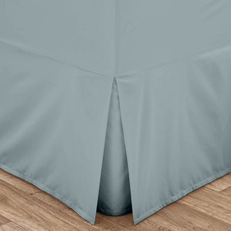 Catherine Lansfield Easy Iron Percale Valance Sheet - Easy Iron Percale Duckegg Fitted Valance