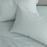 Catherine Lansfield Easy Iron Percale 25cm Deep Duck Egg Fitted Sheet - Easy Iron Percale Duckegg