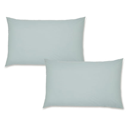 Catherine Lansfield Easy Iron Percale Pillowcases - Easy Iron Percale Duckegg Pillowcases