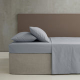 Catherine Lansfield Easy Iron Percale 35cm Deep Grey Fitted Sheet