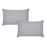 Catherine Lansfield Easy Iron Percale Pillowcases - Easy Iron Percale Grey Pillowcases