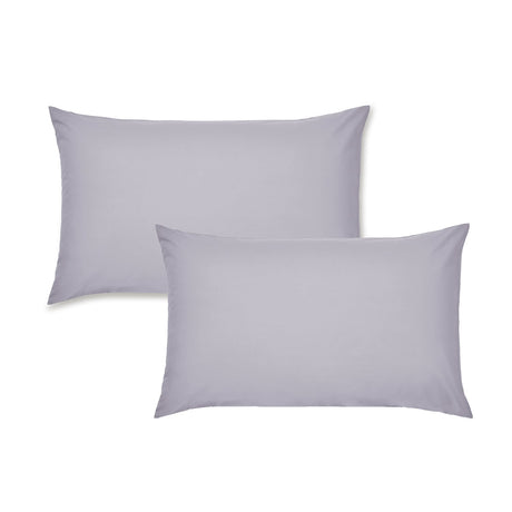 Catherine Lansfield Easy Iron Percale Pillowcases - Easy Iron Percale Lilac Standard Pillowcases 2