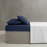 Catherine Lansfield Easy Iron Percale 25cm Deep Navy Fitted Sheet