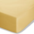 Catherine Lansfield Easy Iron Percale 25cm Deep Ochre Fitted Sheet