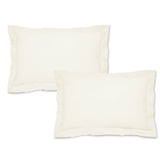 Catherine Lansfield Easy Iron Percale 35cm Deep Cream Fitted Sheet - Easy Iron Percale Oxford Cream