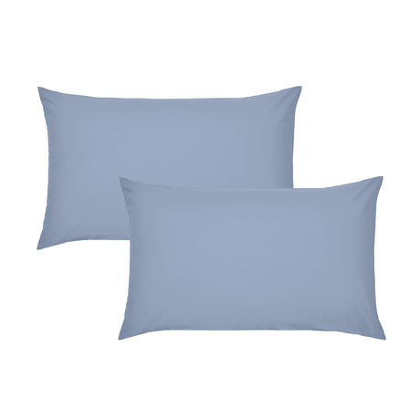Catherine Lansfield Easy Iron Percale Pillowcases - Easy Iron Percale Pillowcases Lansfield Blue