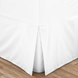 Catherine Lansfield Easy Iron Percale Valance Sheet - Easy Iron Percale White Fitted Valance
