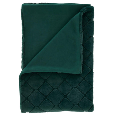 Cosy Diamond Throw Blanket 130cm x 170cm by Catherine Lansfield