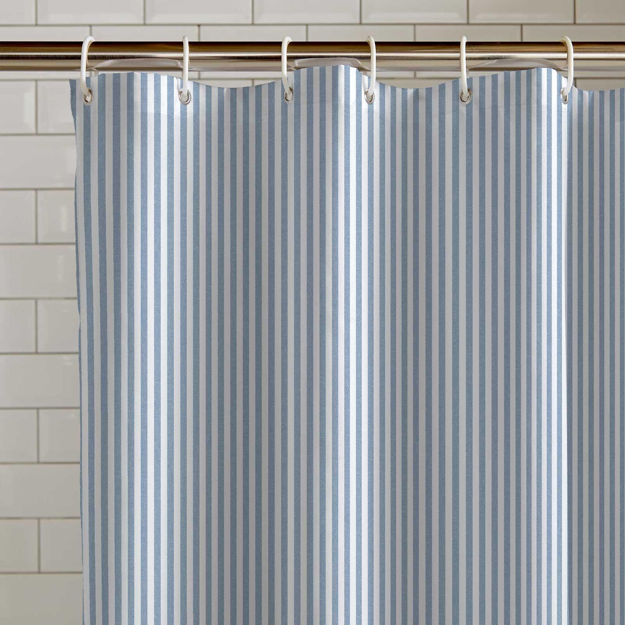 Timeless Stripe Shower Curtain by Catherine Lansfield