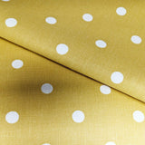 Full Stop Mustard Made To Measure Roman Blind by Style Furnishings