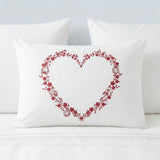 Heart Duvet Cover Set - White image 2