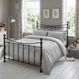 Tia Trellis Duvet Cover Set - Silver image 2