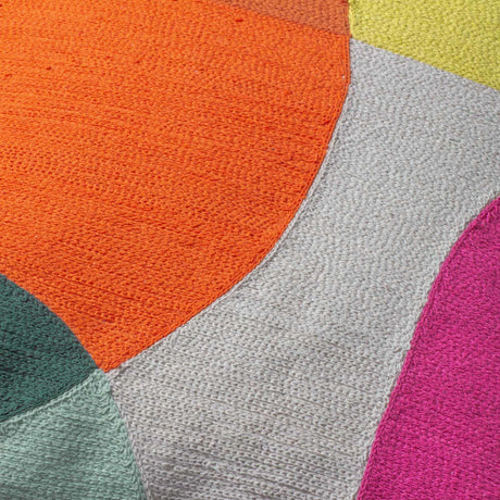 Anjo Embroidered Cushion Cover 18" x 18" by furn.