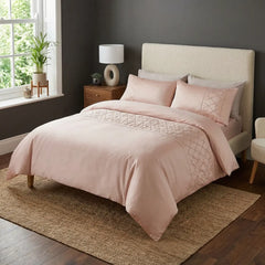 Monaco Duvet Blush Cover Set