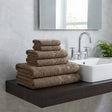 Versailles Jacquard 500gsm Cotton Towels - Mushroom Latte