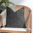 Buxton Super Soft Cushion Cover 20" x 20" (50cmx50cm) - Charcoal