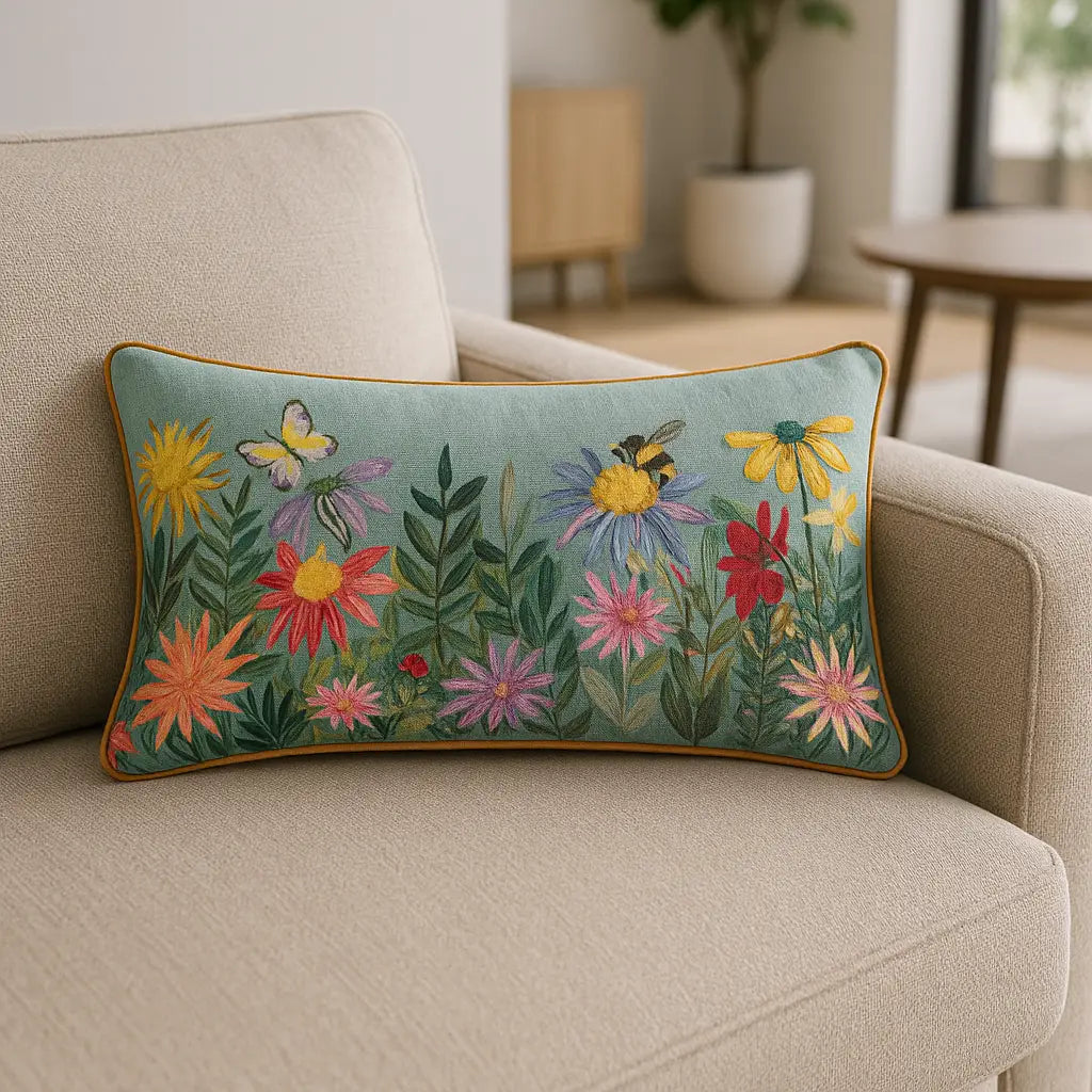 Country Wilds Meadow Cushion Cover or Filled Cushion