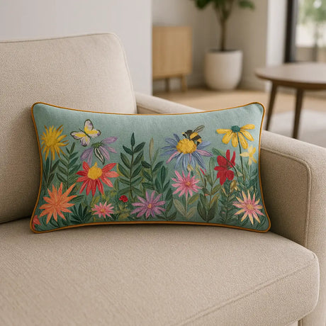 Country Wilds Cushion Cover / Filled Cushion - Meadow