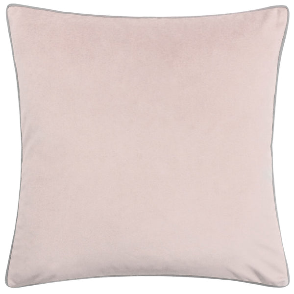 Meridian Velvet Cushion Cover Blush + Grey