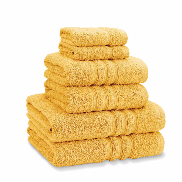 Zero Twist 6 Piece Towel Bale Ochre
