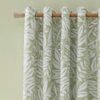 Catherine Lansfield Sorrel Leaf Ready Made Eyelet Curtains - Natural