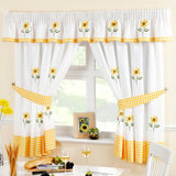 Sunflower Tape Top Kitchen Pelmet by Alan Symonds