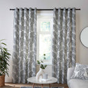 Matteo Leaf Eyelet Curtains by Fusion