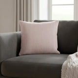 Skye 100% Cotton Pink Cushion Cover 17" x 17