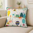 Away We Go Cushion Cover 22" x 22" - Rainbow
