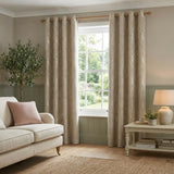 Chateau Jacquard Ready Made Eyelet Curtains 1