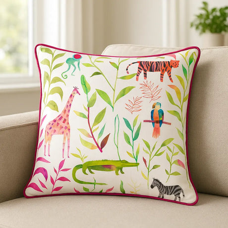Hide And Seek Cushion Cover 17" x 17" - Rainbow