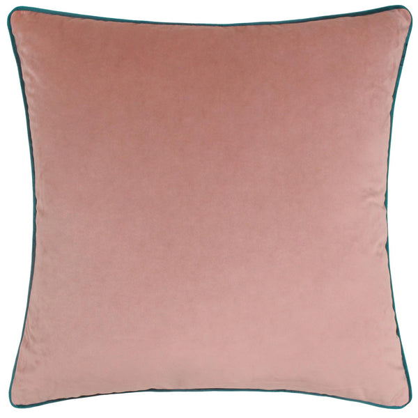 Meridian Velvet Cushion Cover Blush + Teal