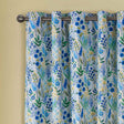 Catherine Lansfield Tilly Floral Ready Made Eyelet Curtains - Blue