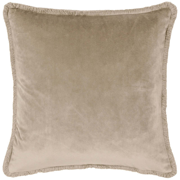 Freya Velvet Cushion Cover Taupe