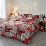 Alpine Patchwork Flannelette Duvet Cover Set by Rapport Home