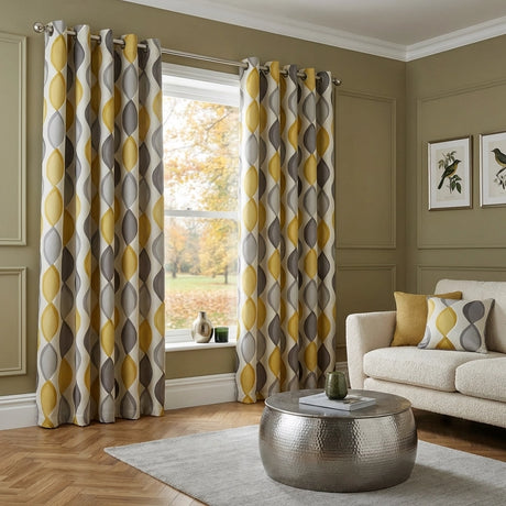 Lennox Cotton Eyelet Curtains Ready Made 1